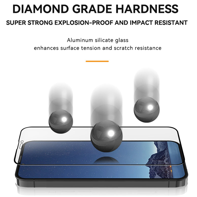 TGVI'S For iPhone 15 Pro Max Protective Front Film AG Matte 9H Screen Protector+Back Cover