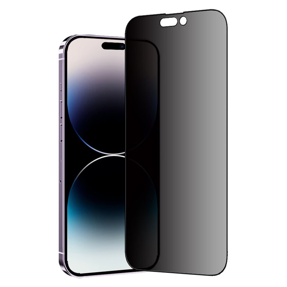 TGVI'S For iPhone 15 Pro Mobile Phone Back Film+Anti-Spy High Aluminum-silicon Glass Screen Protector