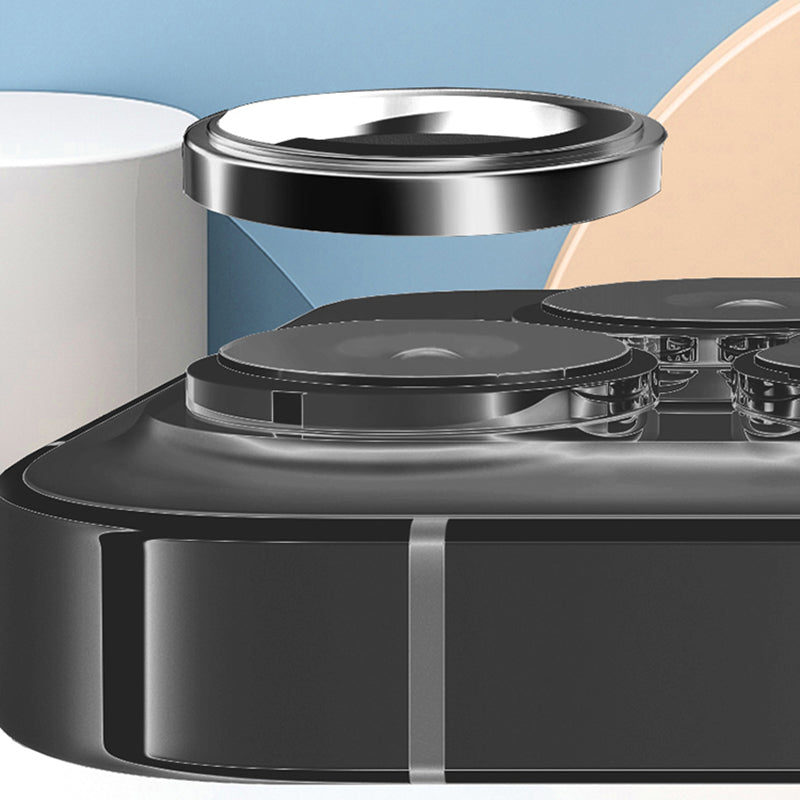 TGVI'S 1 Set For iPhone 15 Pro / 15 Pro Max Camera Lens Protector AR Clear Individual Lens Film