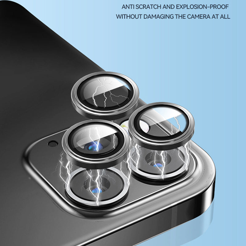 TGVI'S 1 Set For iPhone 15 Pro / 15 Pro Max Camera Lens Protector AR Clear Individual Lens Film
