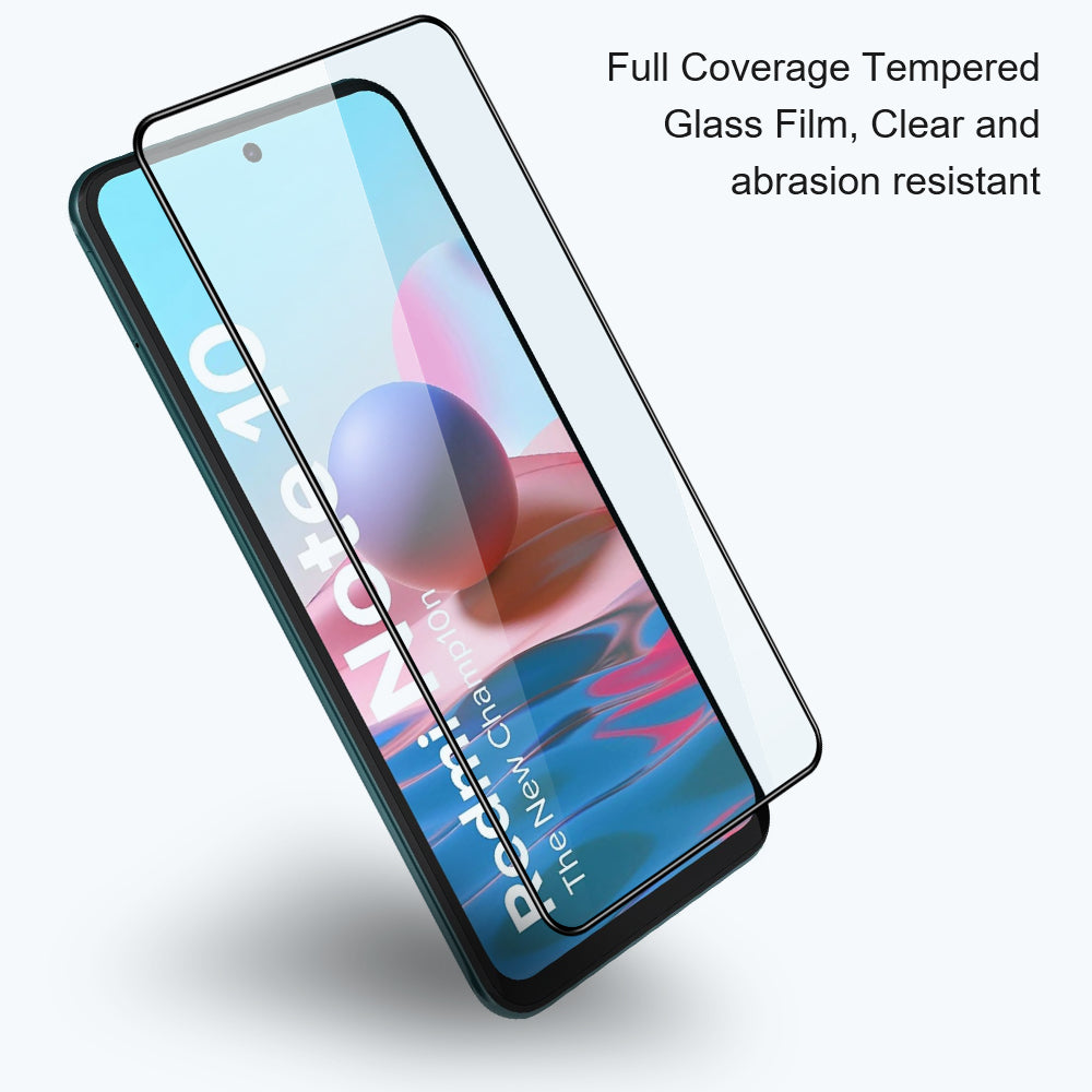 AMORUS 2Pcs For Xiaomi Redmi 13C 4G / Redmi 13C 5G / Poco C65 4G Film Silk Printing Full Screen Protector
