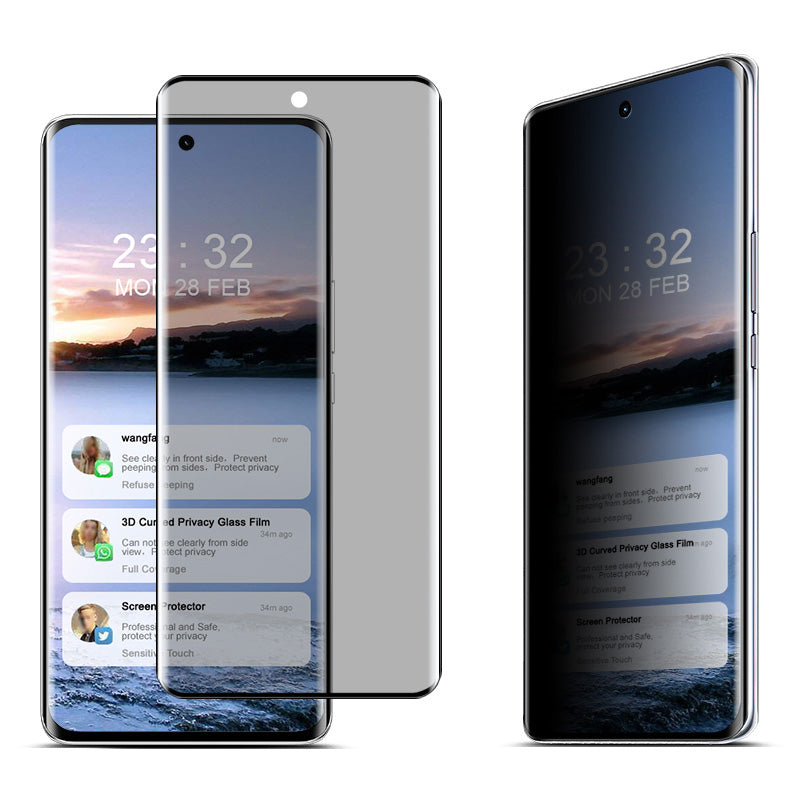 IMAK For Honor X50 GT 5G Screen Protectors Anti-peep 3D Curved Screen Film