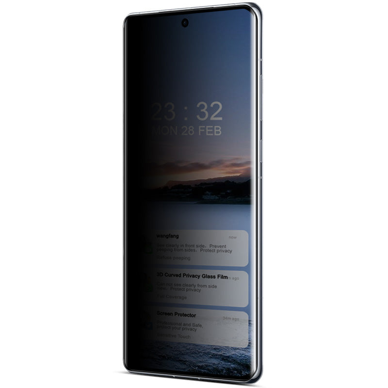 IMAK For Oppo Find X7 Ultra Screen Film Anti-peep Tempered Glass Screen Protector