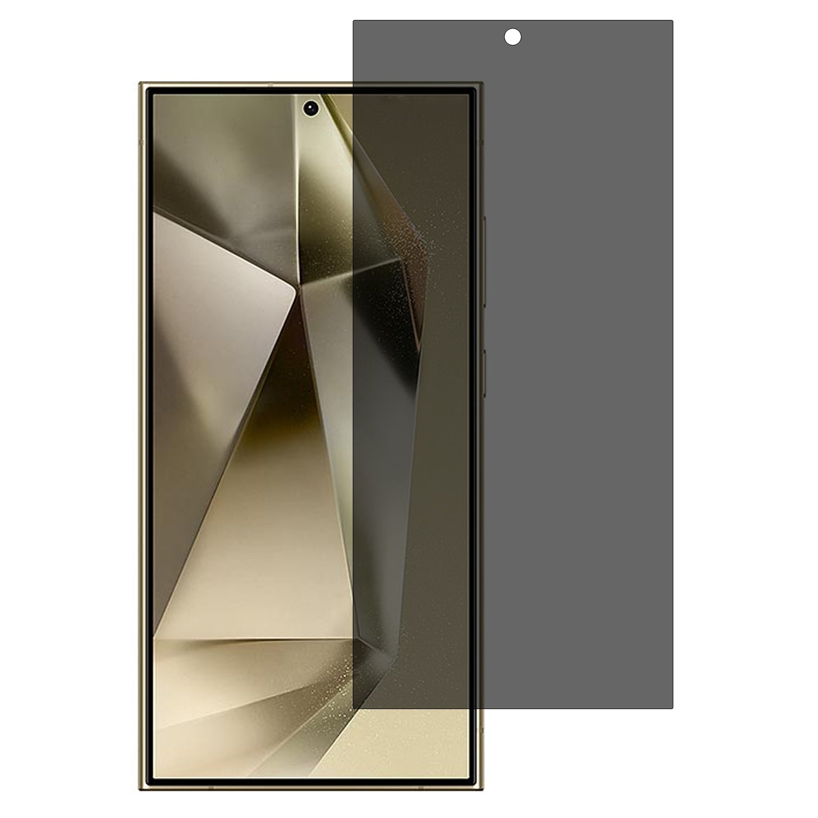 For Samsung Galaxy S24 Ultra Anti-Spy Screen Film Silicon Carbide Full Screen Protector