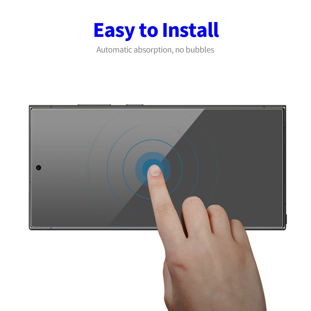 ENKAY HAT PRINCE 5Pcs For Samsung Galaxy S24 Ultra Screen Protector Anti-Spy Full Coverage Film