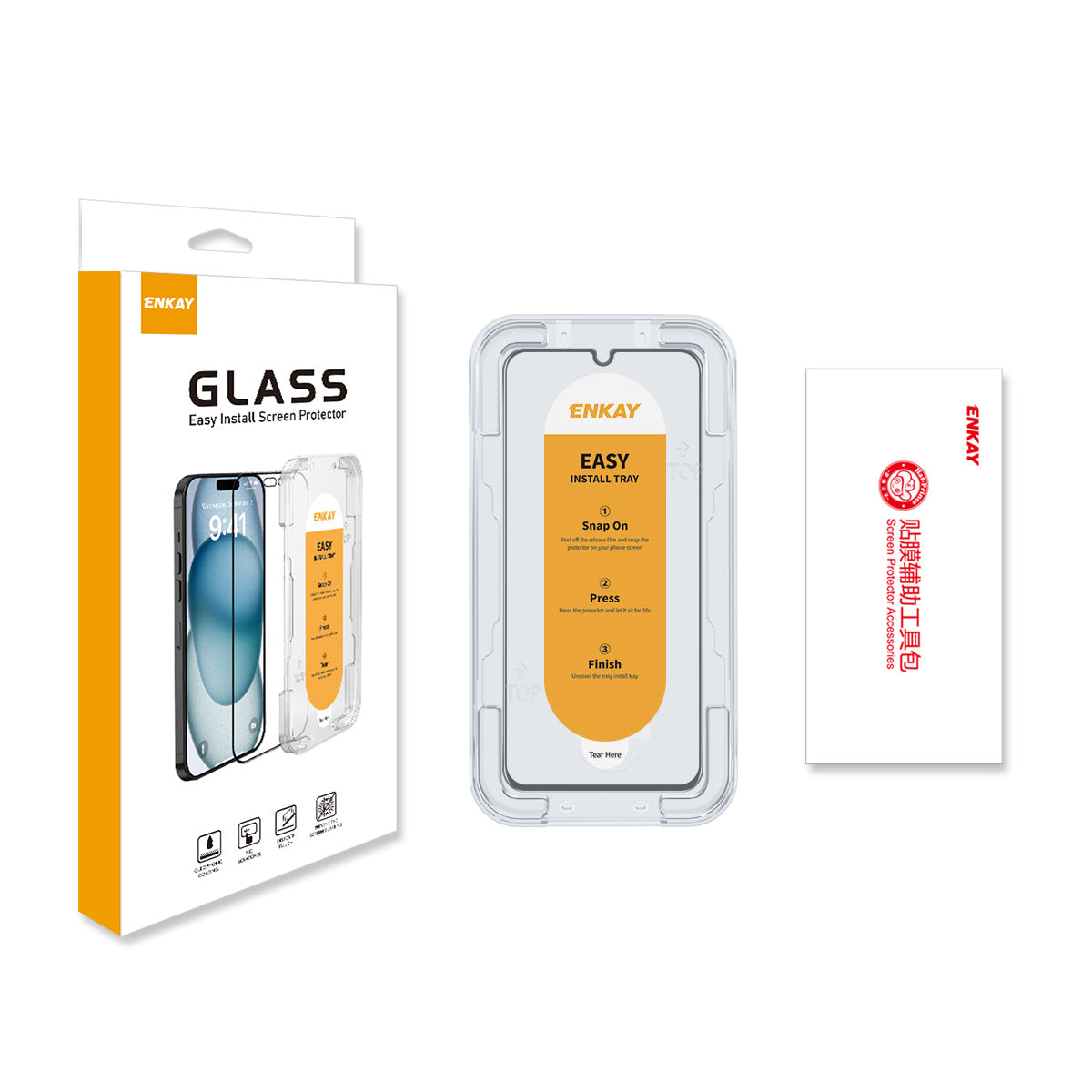 ENKAY HAT PRINCE For Honor X8a 4G Film High Aluminium-silicon Glass 9H Full Screen Protector