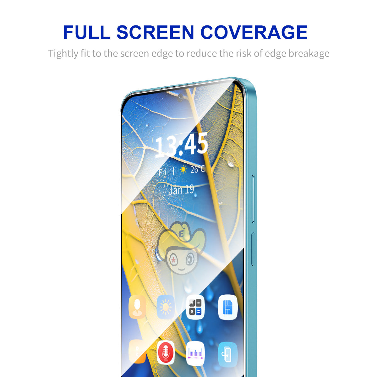 ENKAY HAT PRINCE For OnePlus Nord 3 5G / Ace 2V Full Screen Protector Silk Printing Anti-fingerprint Film