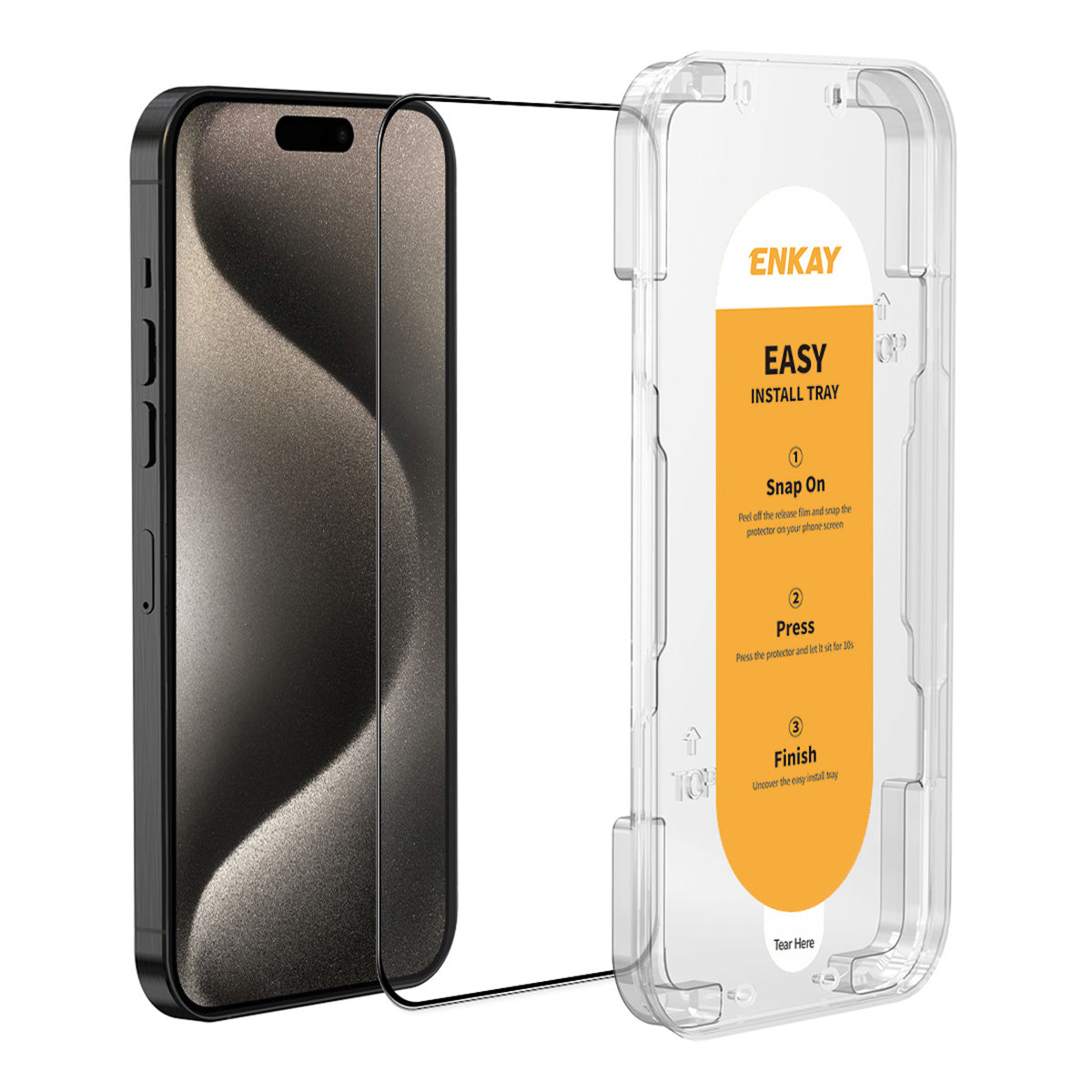 ENKAY HAT PRINCE For iPhone 15 Pro Film Anti-scratch Anti-explosion Phone Screen Protector