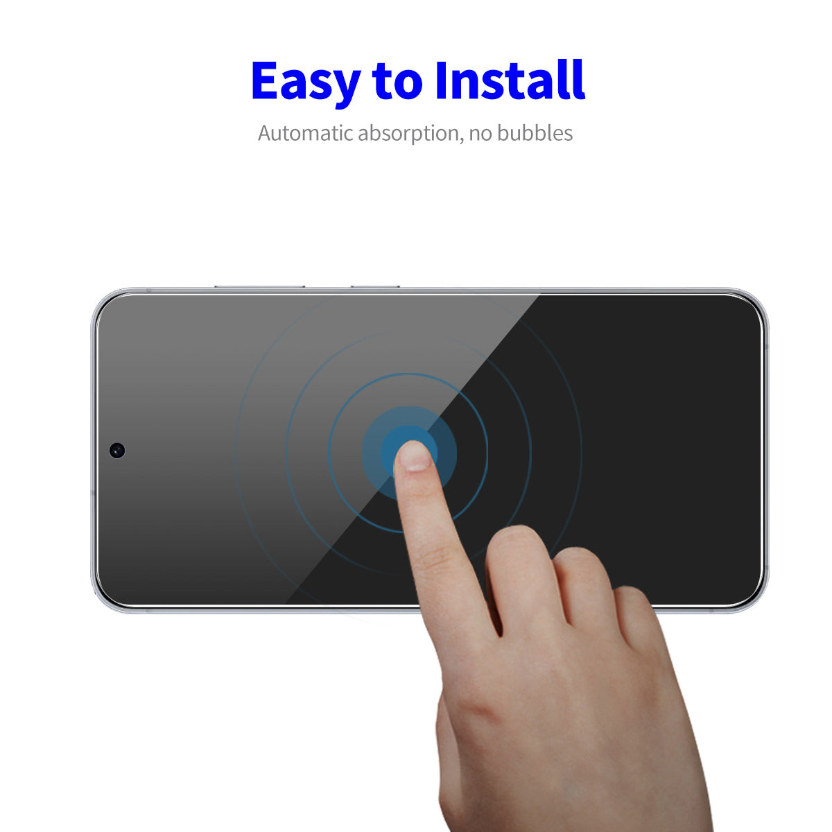 ENKAY HAT PRINCE 5Pcs For Samsung Galaxy S23 Anti-Peep Screen Protector Full Glue Complete Covering