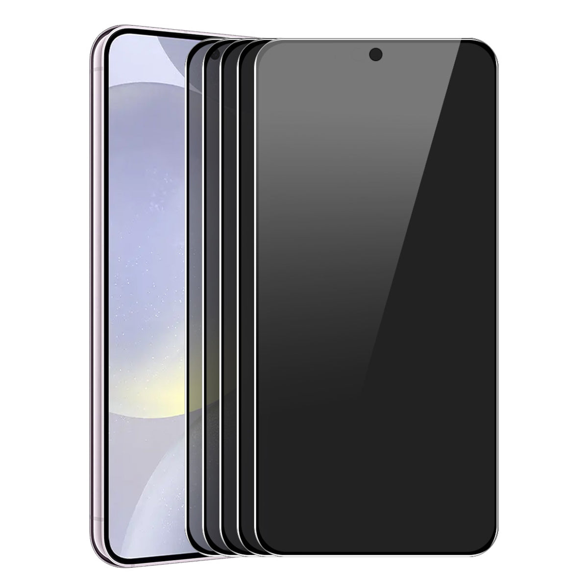 ENKAY HAT PRINCE 5Pcs For Samsung Galaxy S23+ Full Screen Protector 28-Degree Anti-Spy