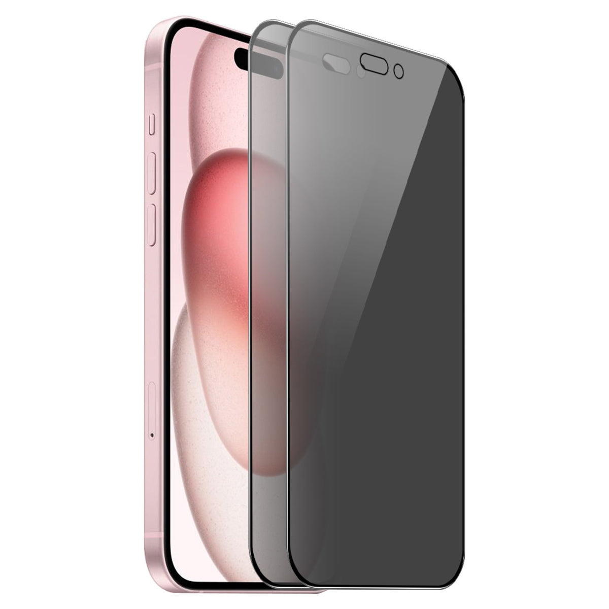 ENKAY HAT PRINCE 2Pcs For iPhone 15 Plus Screen Protector Privacy Protection Anti-explosion Film