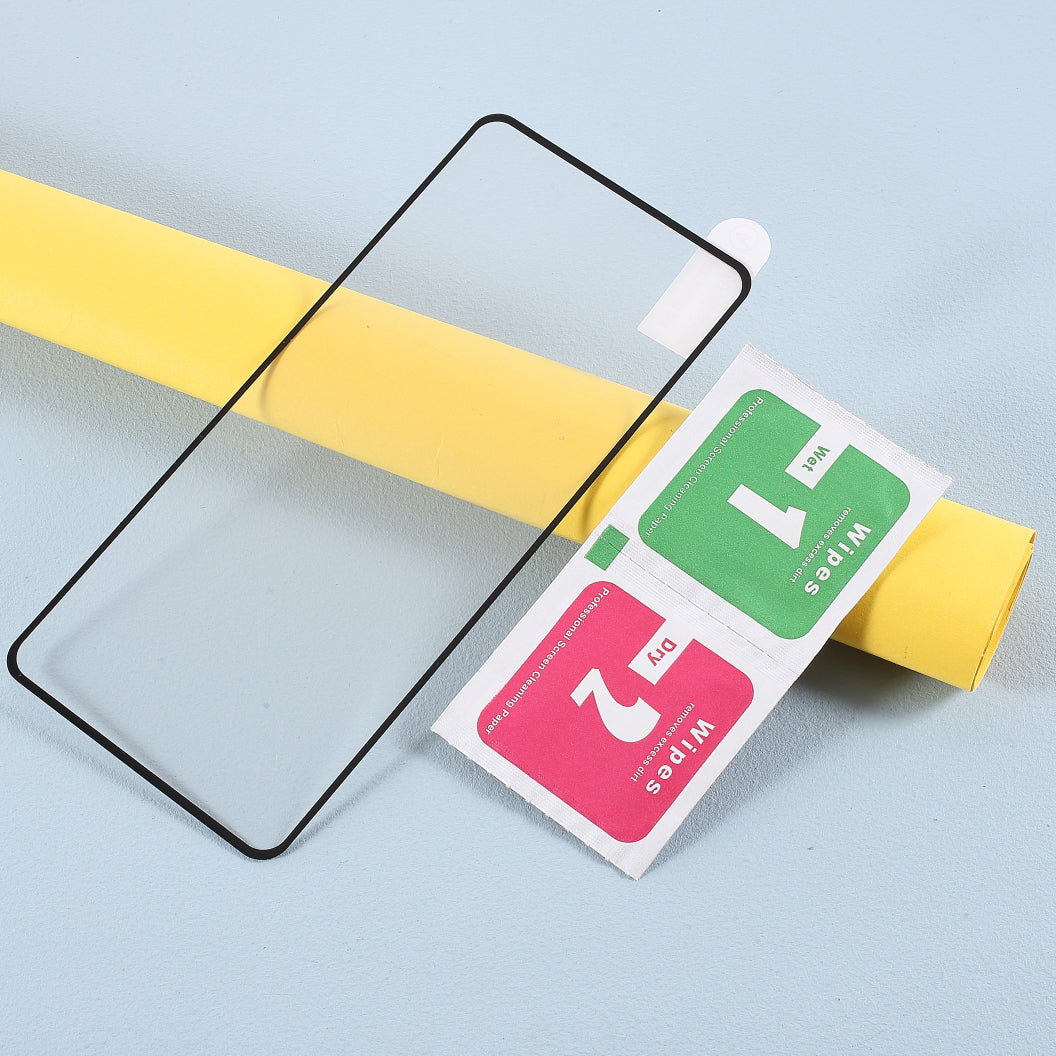For Xiaomi Redmi Note 13 4G Silk Printing Tempered Glass Screen Protector Full Glue HD Clear Film