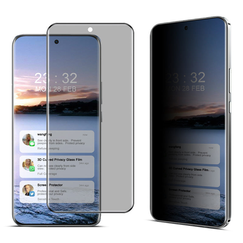 IMAK For Honor Magic6 5G Anti-Spy Privacy Screen Protector 3D Curved Tempered Glass Film