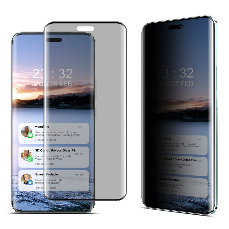 IMAK For Honor Magic6 Pro 5G / Magic6 Ultimate 5G Anti-Spy Full Screen Protector 3D Curved Film