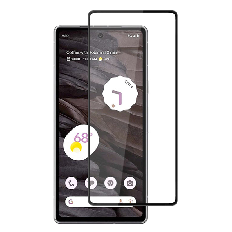 AMORUS For Google Pixel 8a Silk Printing Full Screen Protector Secondary Hardening Full Glue