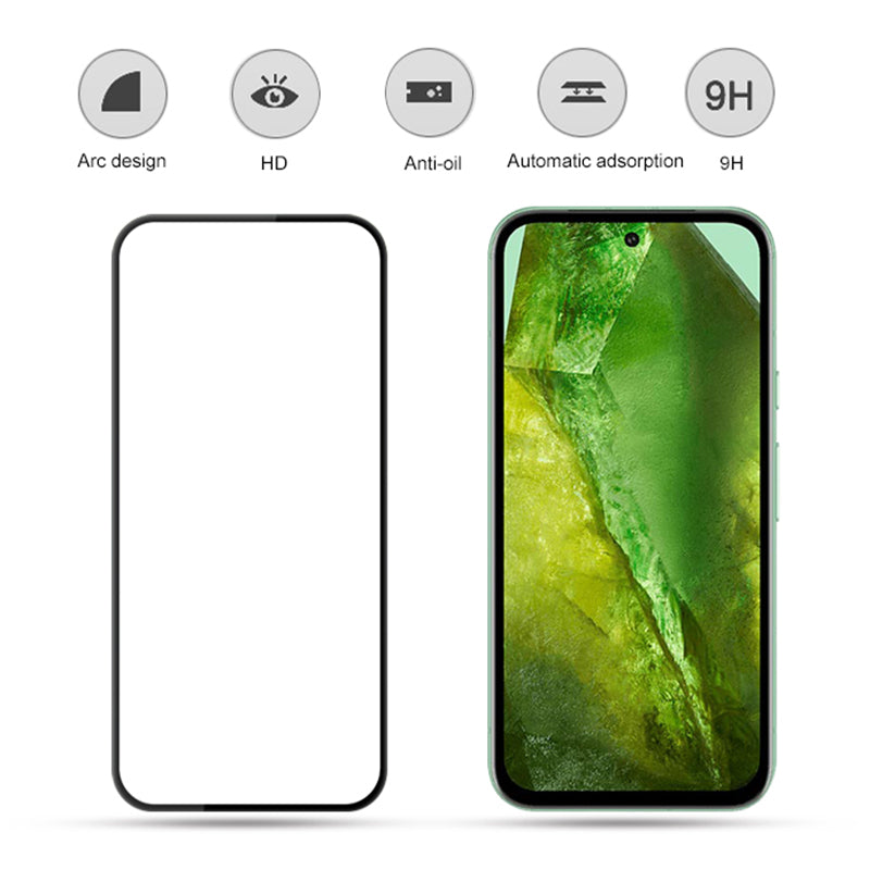 MOCOLO For Google Pixel 8a Screen Protector Silk Printing Full Glue Film 9H Hardness