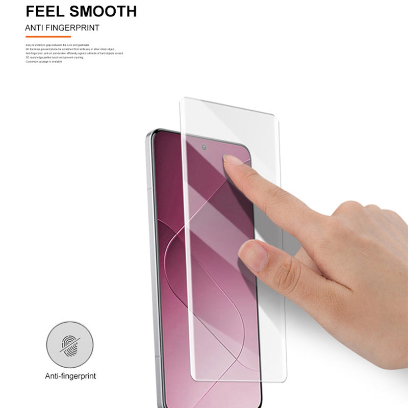 MOCOLO For Xiaomi 14 Ultra Screen Protector UV Liquid Adhesive Film 3D Curved Scratch Resistant