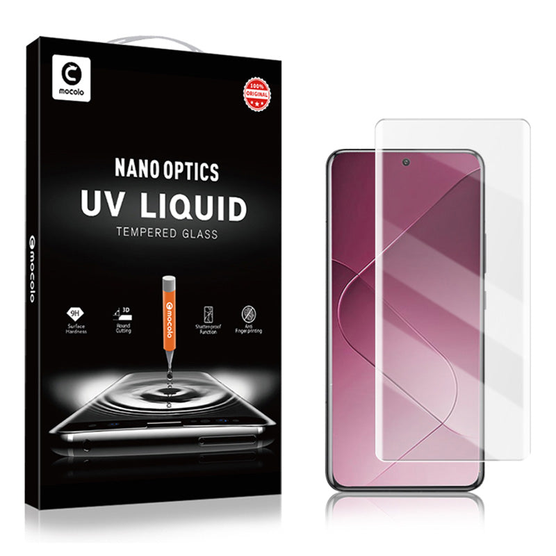 MOCOLO For Xiaomi 14 Ultra Screen Protector UV Liquid Adhesive Film 3D Curved Scratch Resistant