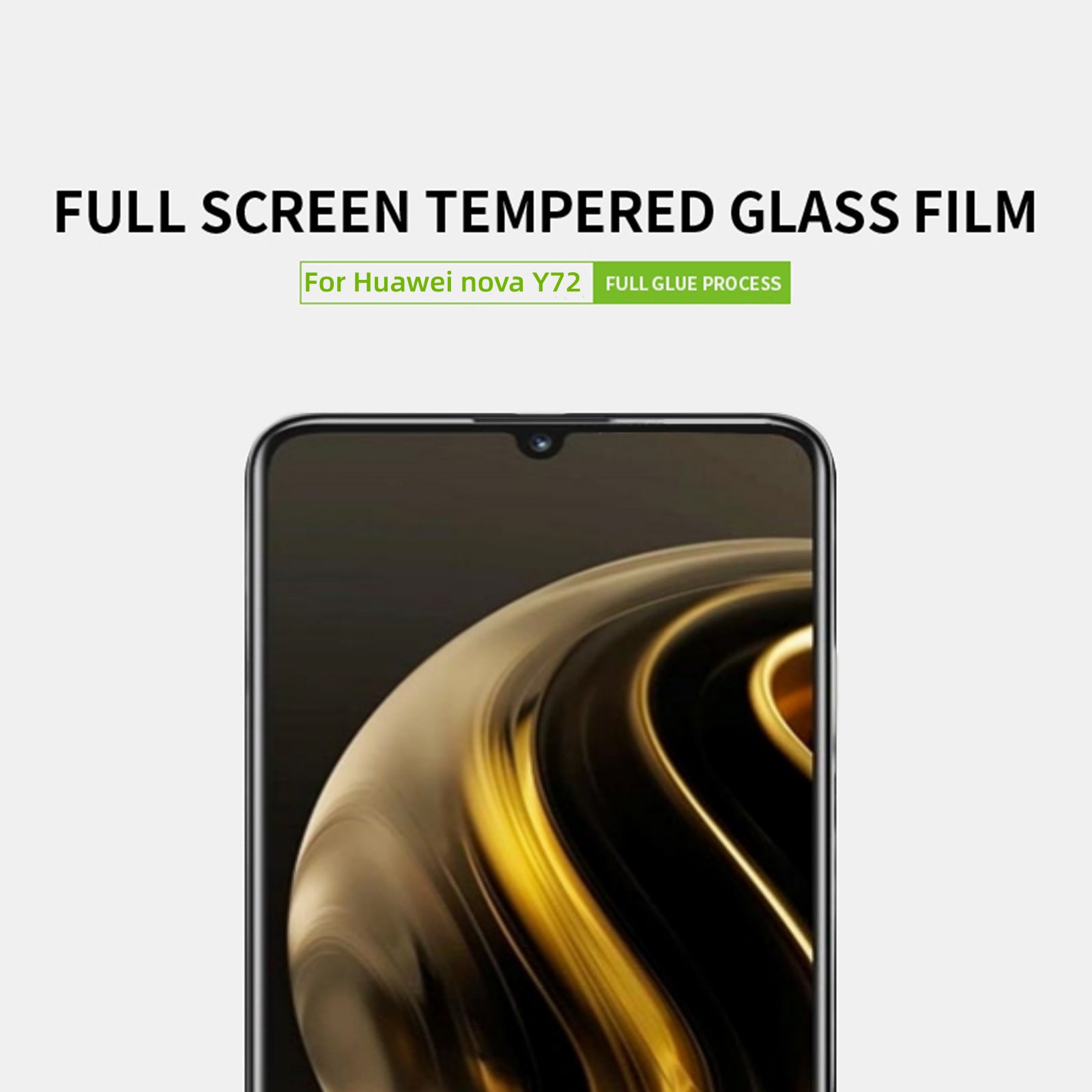 PINWUYO JK Tempered Glass Film Series-2 for Huawei Enjoy 70 4G / nova Y72 4G Screen Protector Anti-Scratch Film