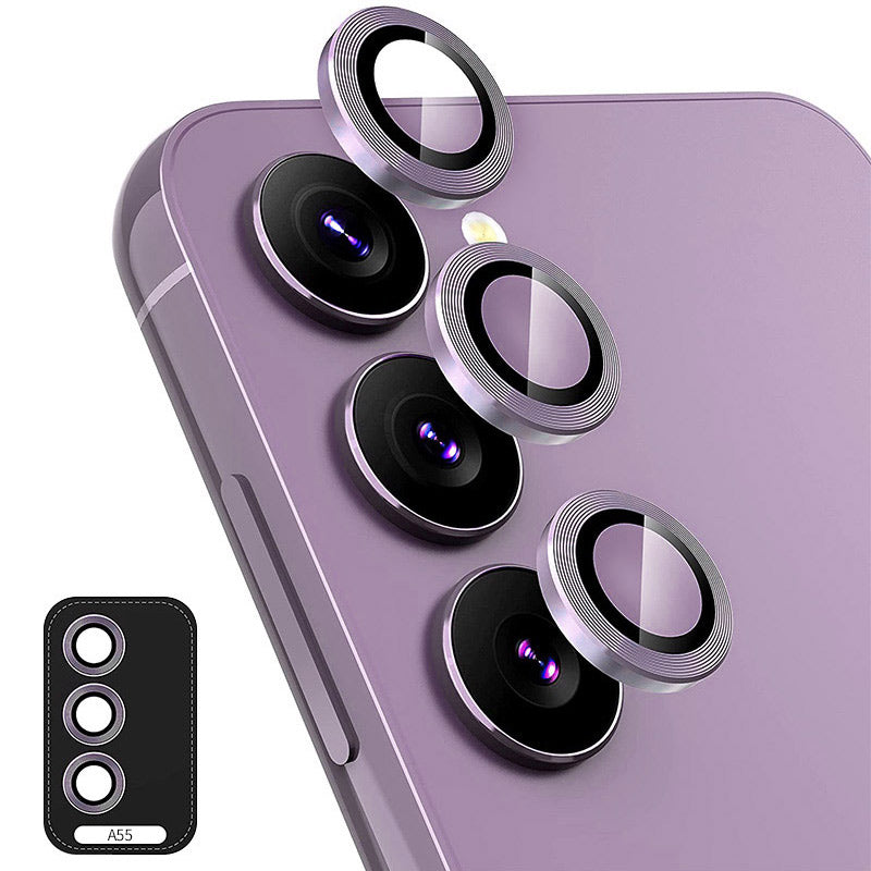 ENKAY HAT PRINCE For Samsung Galaxy A55 5G Camera Lens Protector Metal Individual Ring Cover Guard