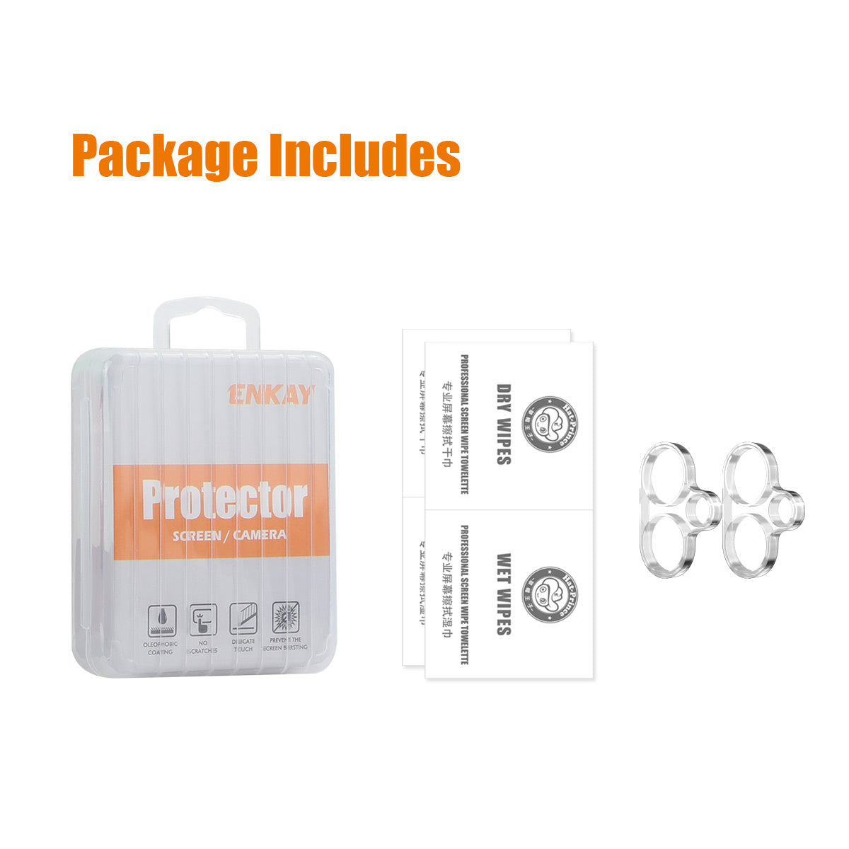 ENKAY HAT PRINCE 2Pcs For Xiaomi Redmi Note 13 Pro+ 5G Camera Lens Protector Tempered Glass Lens Film