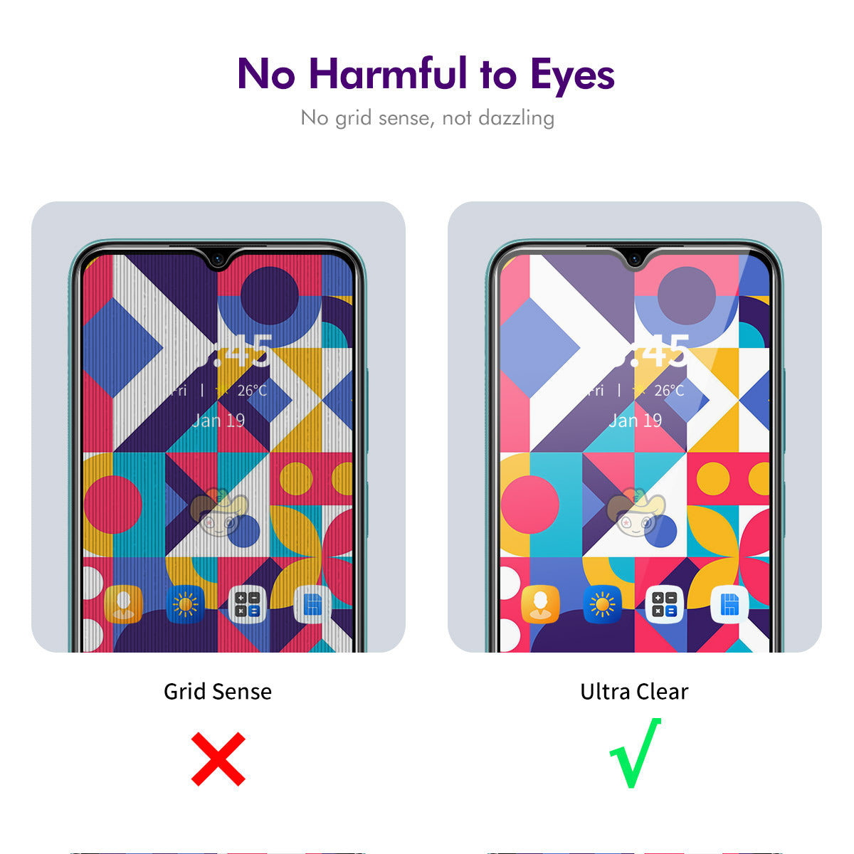 ENKAY HAT PRINCE 5Pcs For Xiaomi Redmi A3 / Poco C61 4G Anti-Spy Privacy Screen Protector Silk Printing Film
