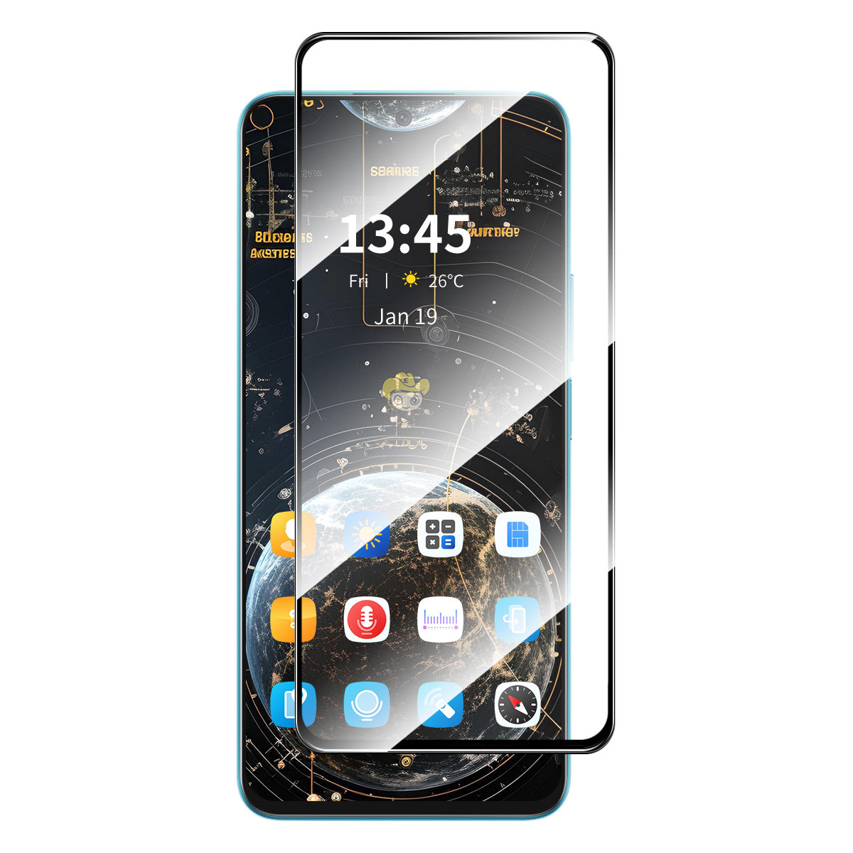 ENKAY HAT PRINCE for Motorola Moto G04 4G / G24 4G Screen Protector High Aluminium-silicon Glass Film