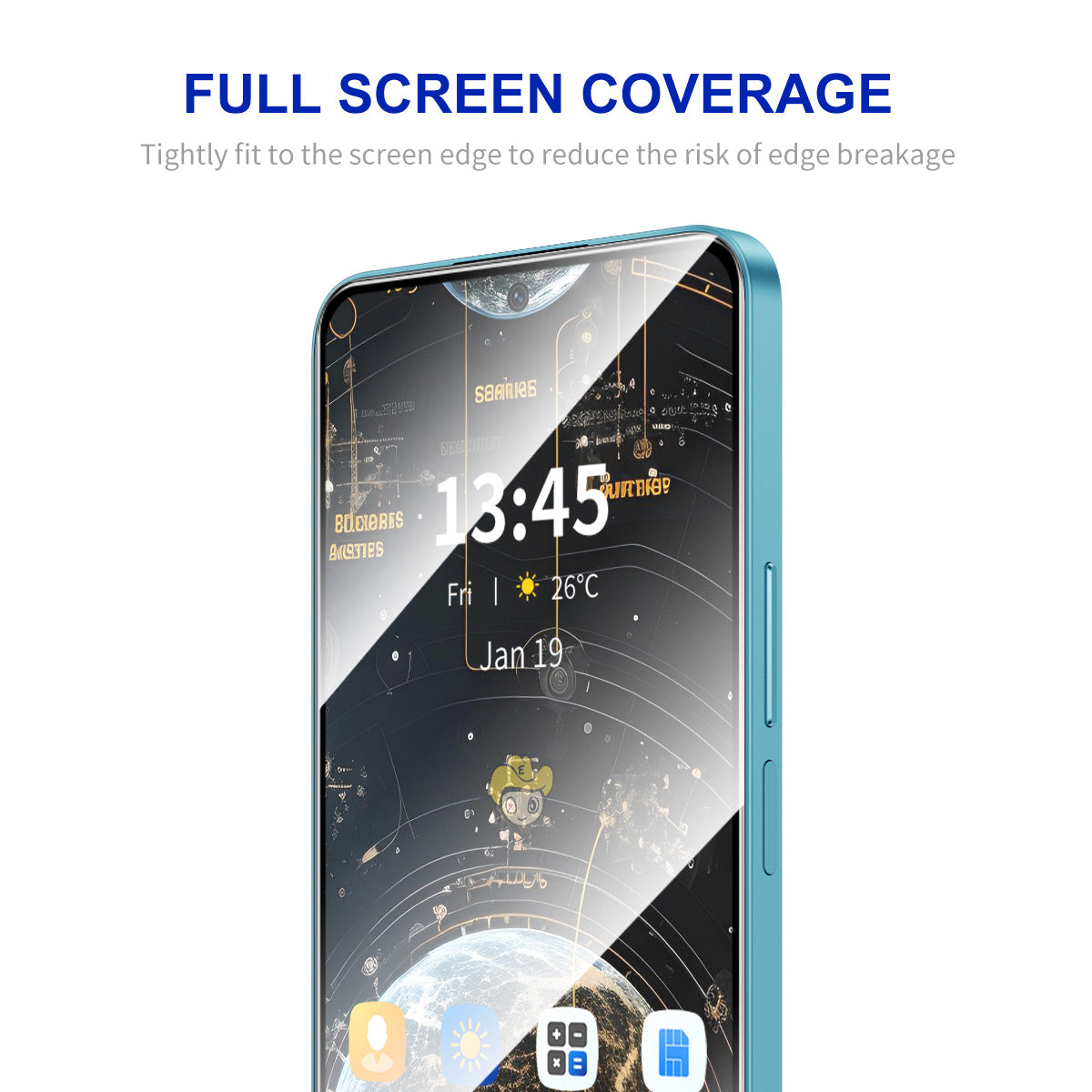 ENKAY HAT PRINCE 2Pcs for Motorola Moto G Play (2024) 4G Full Screen Protector 0.26mm 2.5D 9H Film