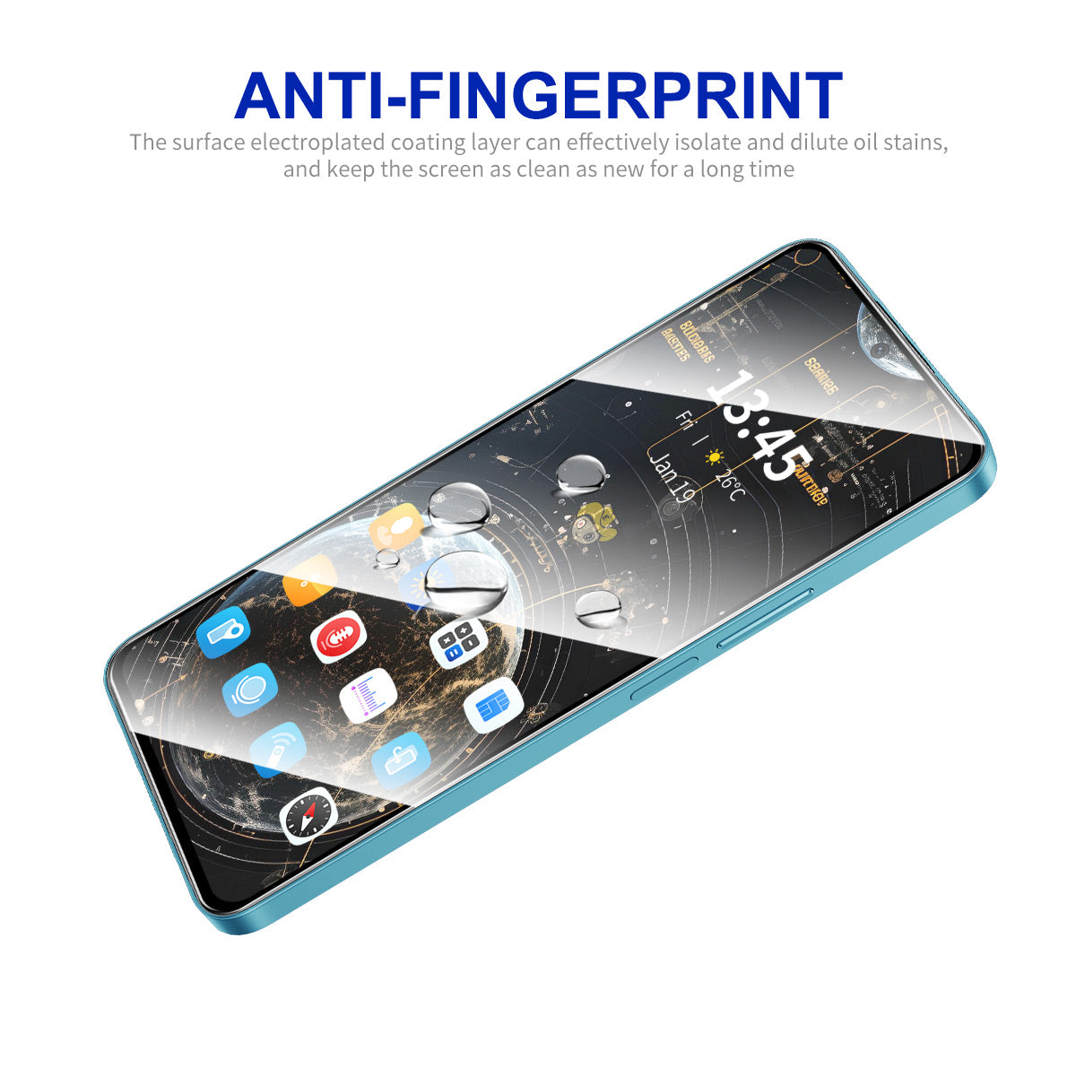 ENKAY HAT PRINCE 2Pcs for Motorola Moto G Play (2024) 4G Full Screen Protector 0.26mm 2.5D 9H Film