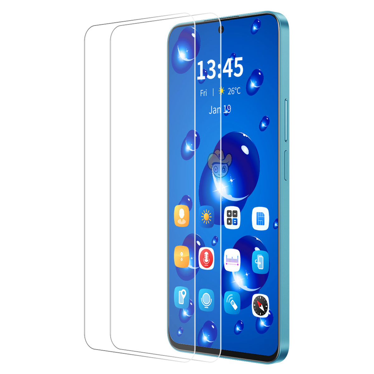 ENKAY HAT PRINCE 2Pcs For Motorola Moto G Play (2024) 4G Film 9H Anti-explosion Screen Protector