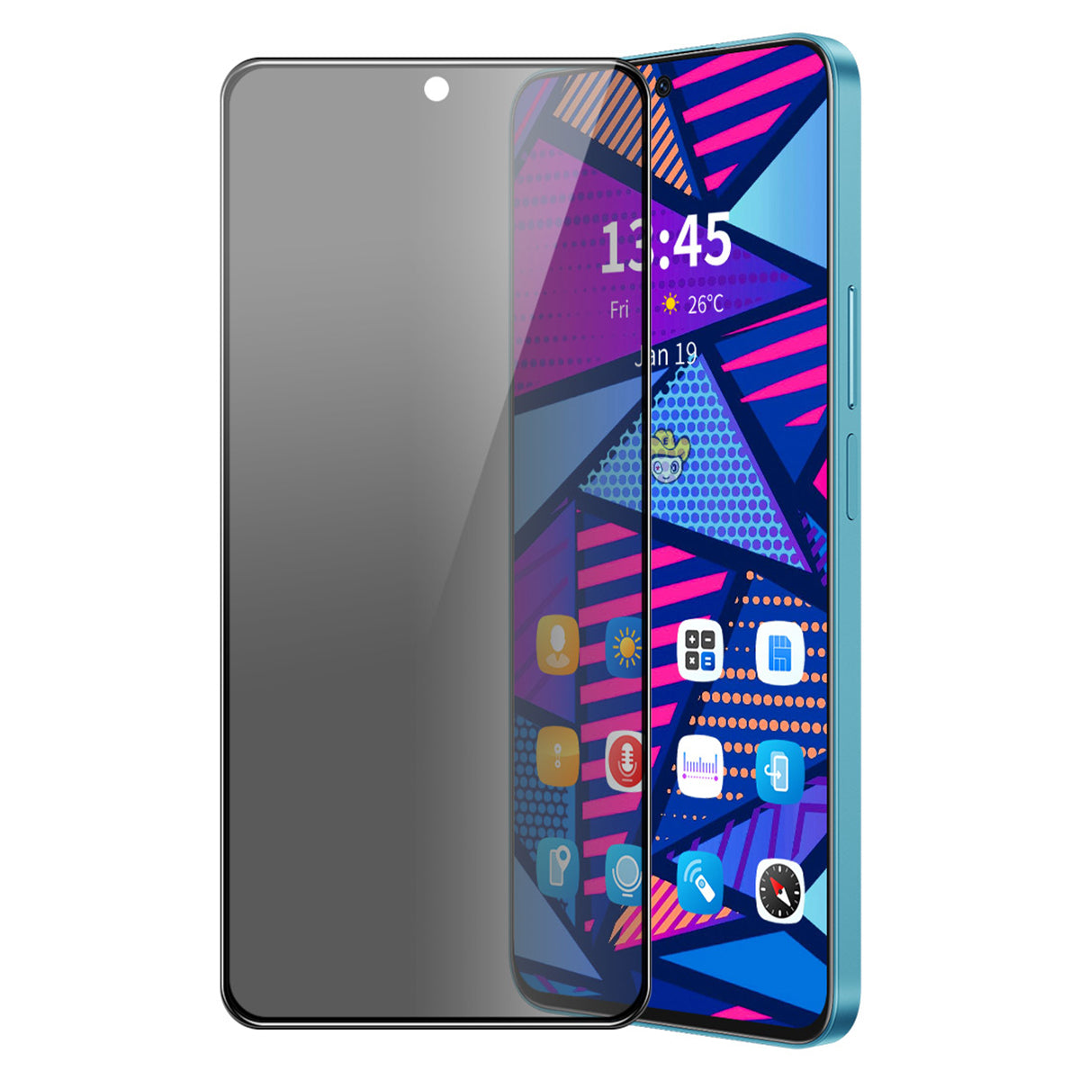 ENKAY HAT PRINCE For Motorola Moto G Play (2024) 4G Screen Protector Shatterproof Anti-Spy HD Clear Film