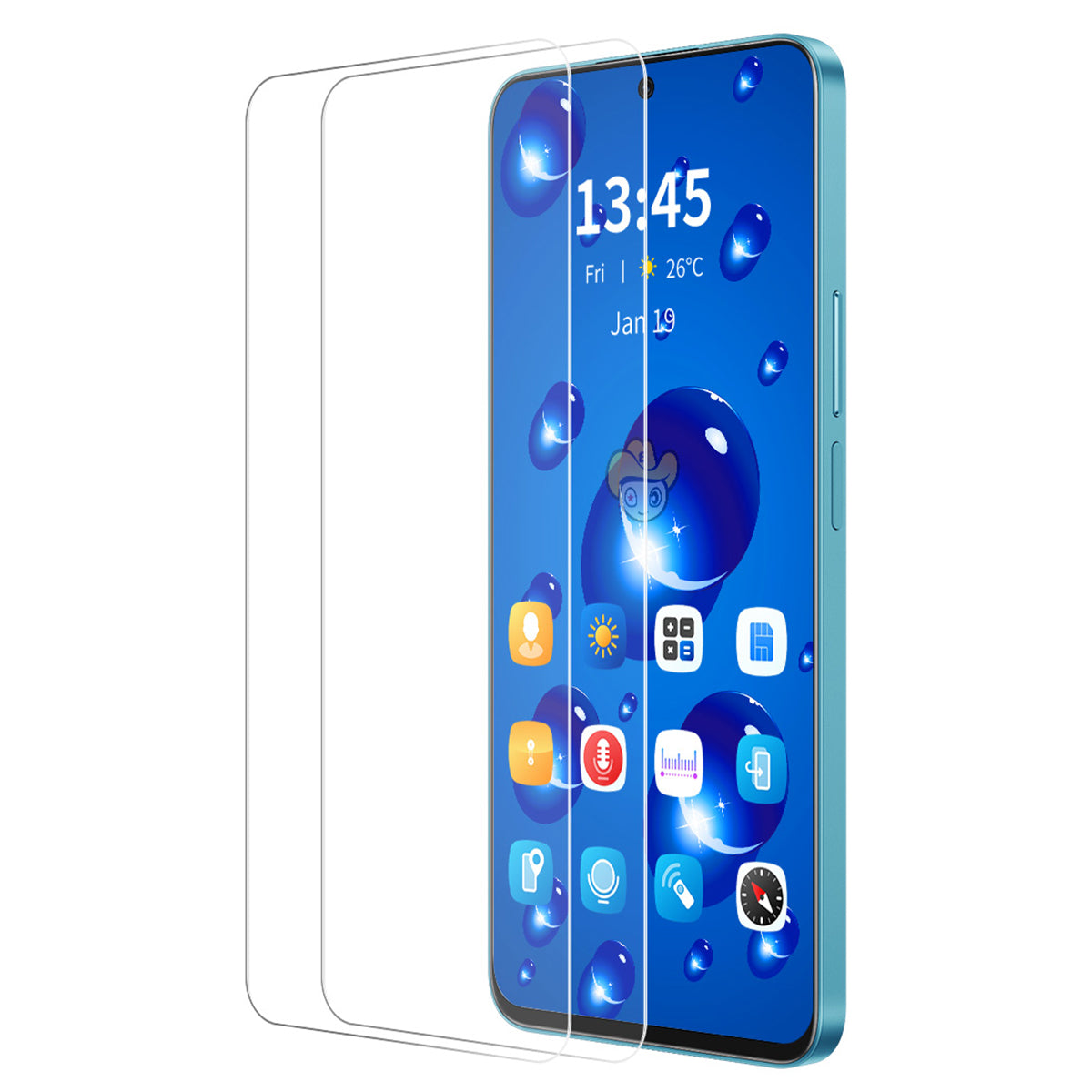 ENKAY HAT PRINCE 2Pcs For Nothing Phone (2a) Protective Film High Aluminum-silicon Glass Screen Protector