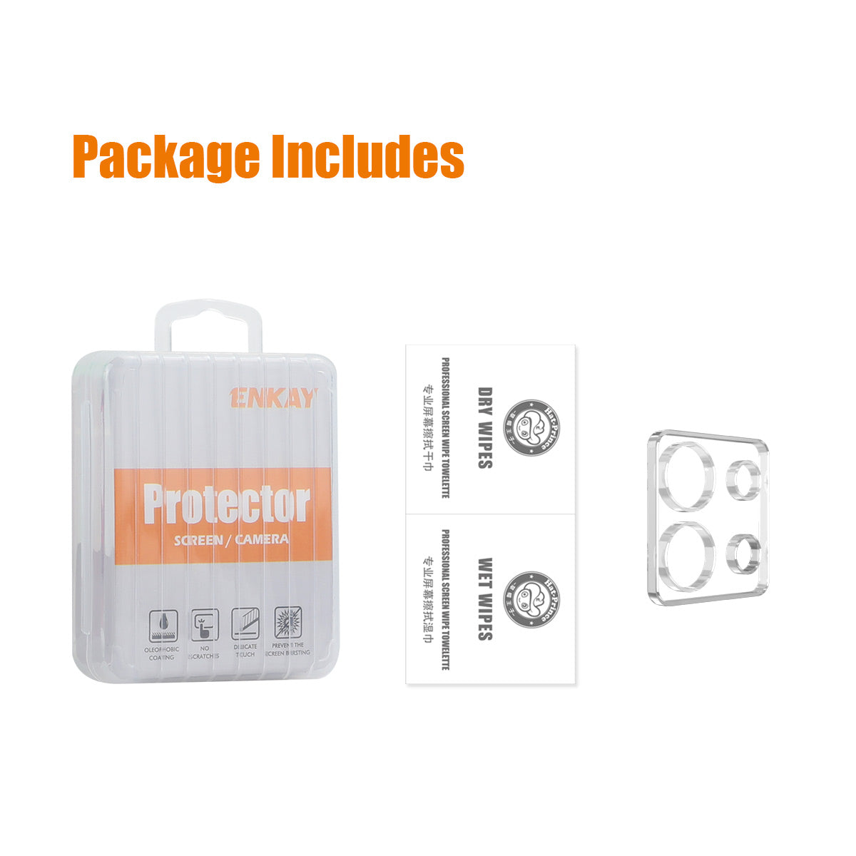 ENKAY HAT PRINCE For Xiaomi Redmi Note 13 Pro 5G / Poco X6 5G Camera Lens Protector Case-Friendly