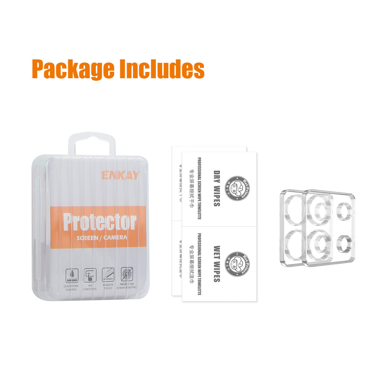 ENKAY HAT PRINCE 2Pcs For Xiaomi Redmi Note 13 Pro 5G / Poco X6 5G Camera Lens Protector HD Clear Lens Film