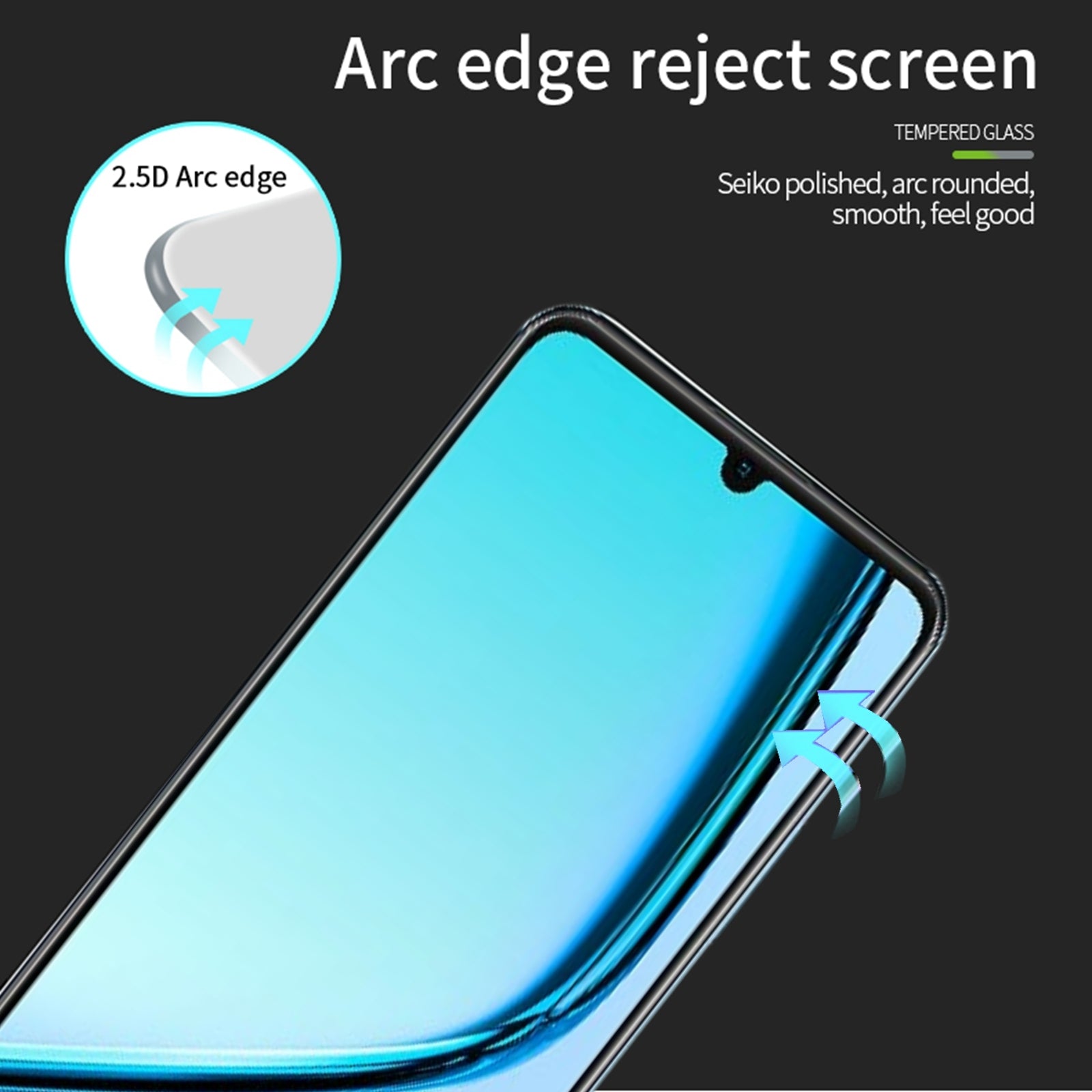 MOFI JK Tempered Glass Film Series-1 for Realme Note 50 4G High Aluminum-silicon Glass Screen Protector