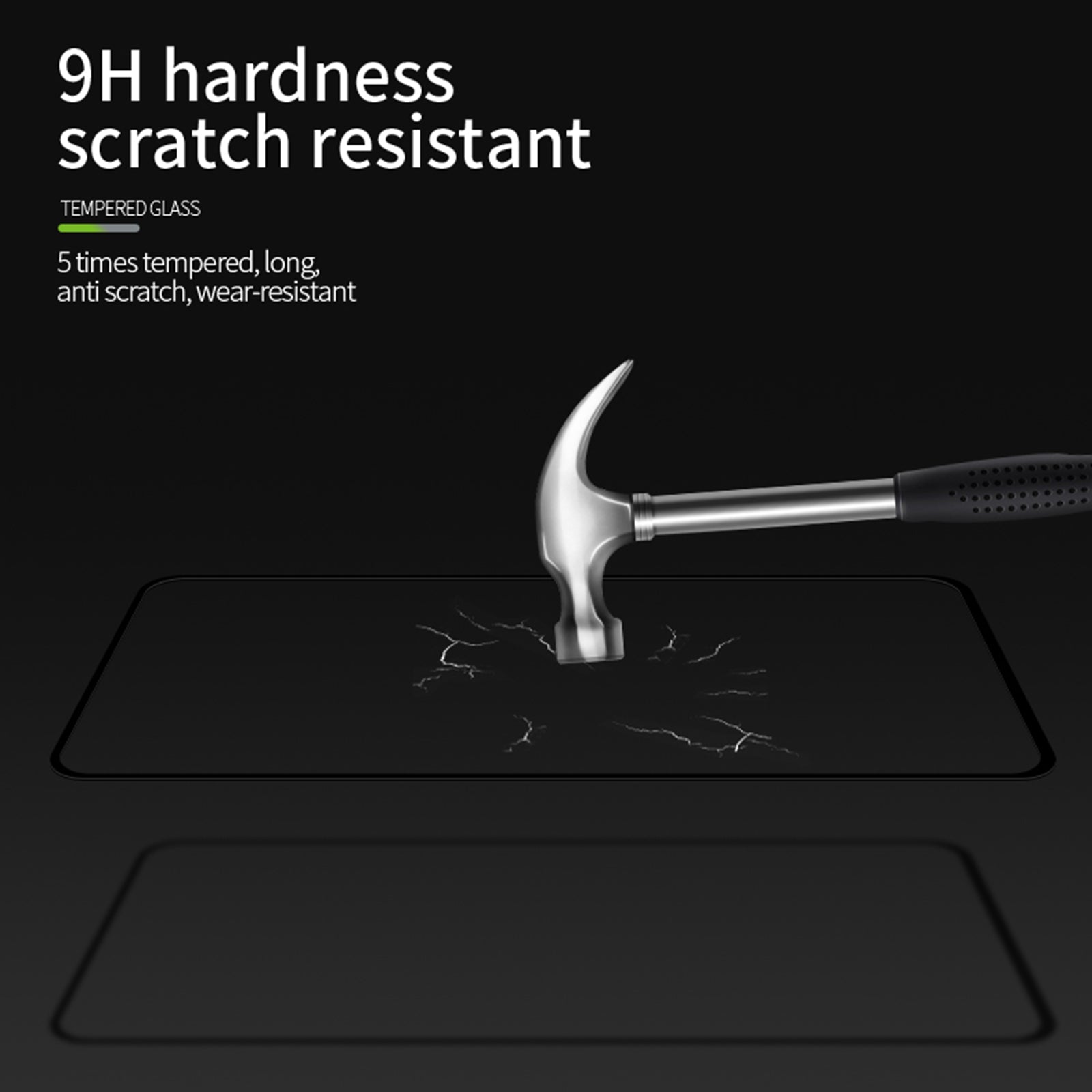 MOFI JK Tempered Glass Film Series-1 for Oppo Reno11 F 5G Full Screen Protector Anti-explosion Film