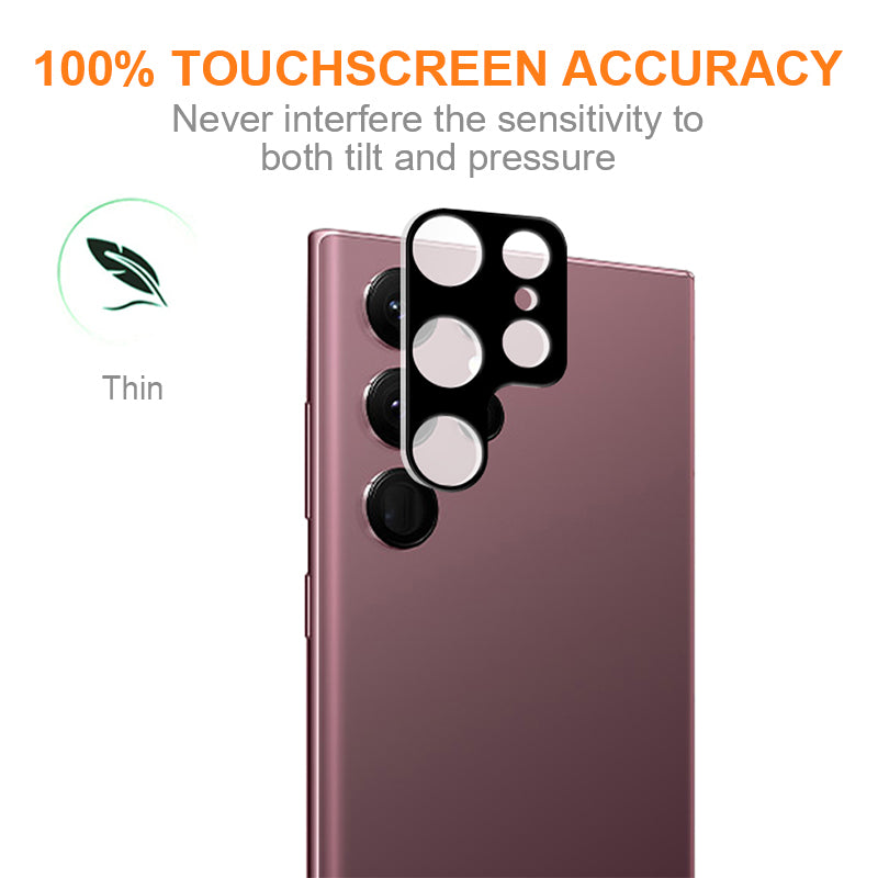 AMORUS For Samsung Galaxy S24 Ultra Camera Lens Protector Silk Printing Lens Film