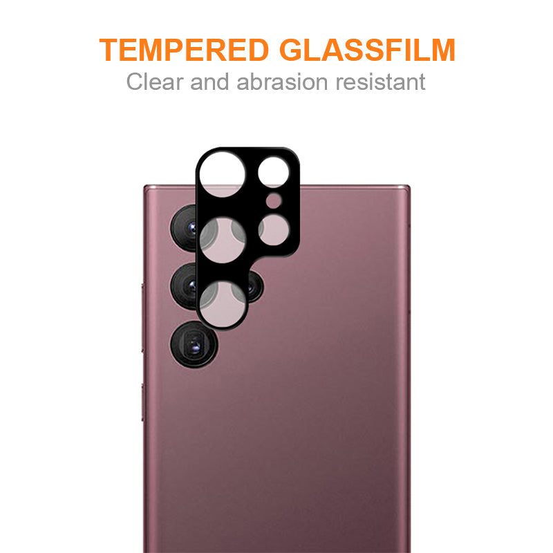 AMORUS For Samsung Galaxy S24 Ultra Camera Lens Protector Silk Printing Lens Film