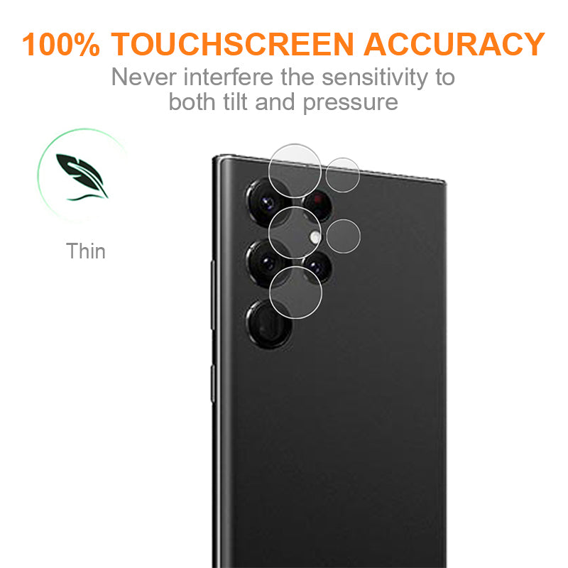 AMORUS For Samsung Galaxy S24 Ultra 1 Set Camera Lens Protector Tempered Glass Lens Film