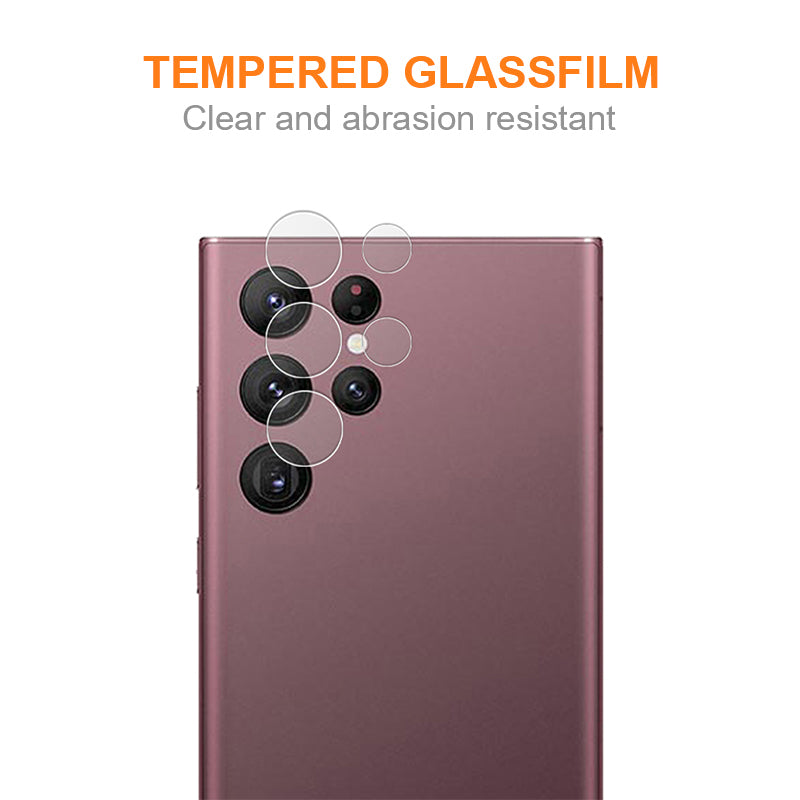 AMORUS For Samsung Galaxy S24 Ultra 1 Set Camera Lens Protector Tempered Glass Lens Film
