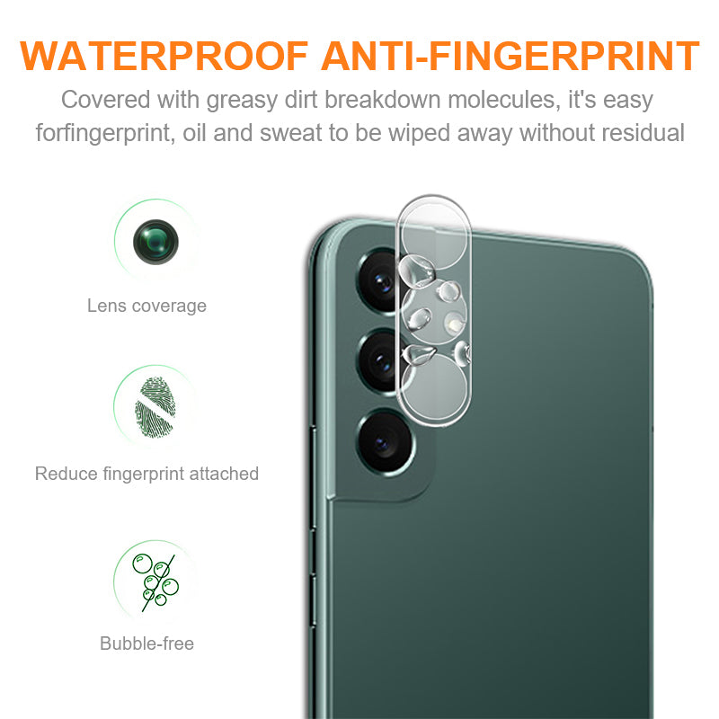 AMORUS For Samsung Galaxy S24 Tempered Glass Camera Lens Protector Silk Printing Film