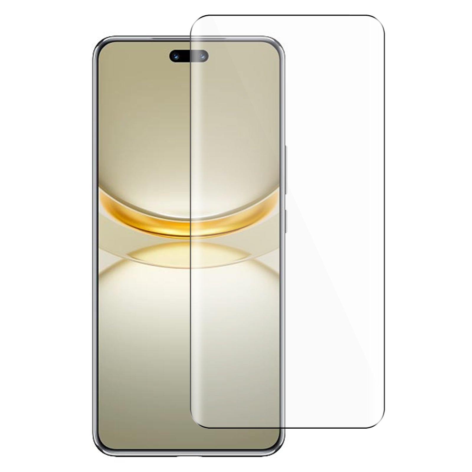 For Huawei nova 12 Ultra 5G / 12 Pro 5G Tempered Glass Full Screen Protector Side Glue 3D Curved Film
