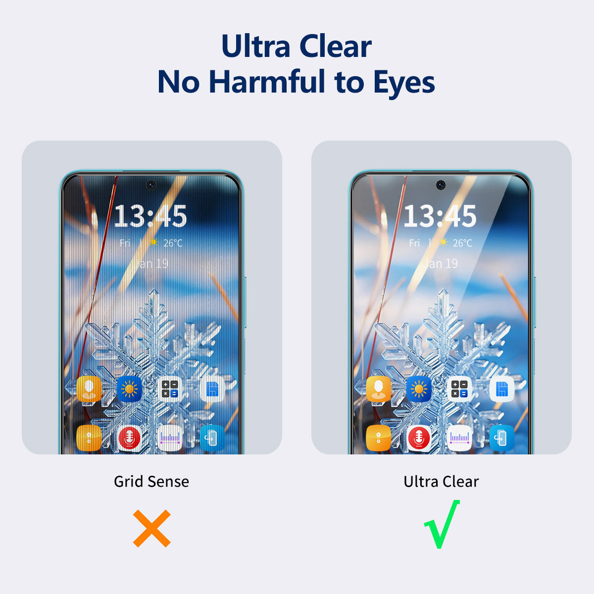 ENKAY HAT PRINCE 5Pcs For Samsung Galaxy F54 5G / M54 5G Screen Protector Silk Printing Anti-peep Film