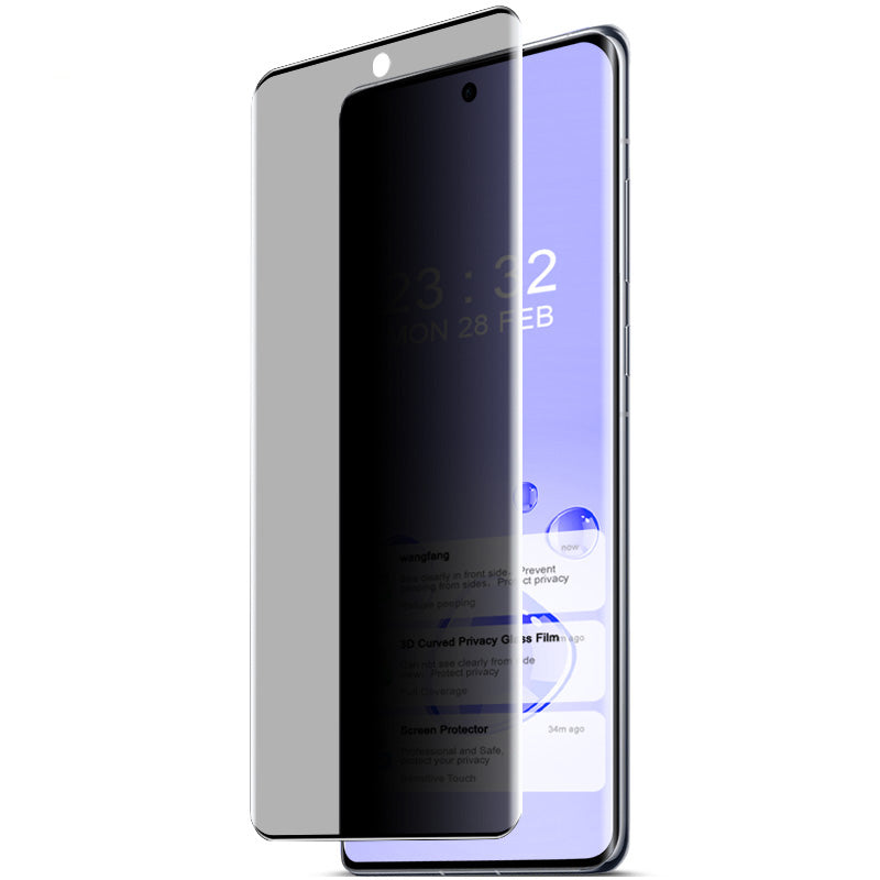 IMAK For Oppo Find X7 5G Tempered Glass Screen Protector Anti-Spy Curved Phone Screen Film