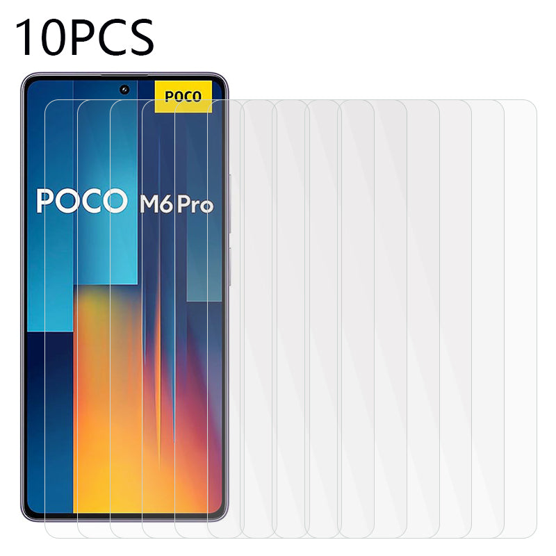 10PCS For Xiaomi Poco M6 Pro 4G / Redmi Note 13 Pro 4G Tempered Glass Screen Protector 0.3mm 2.5D HD Screen Film