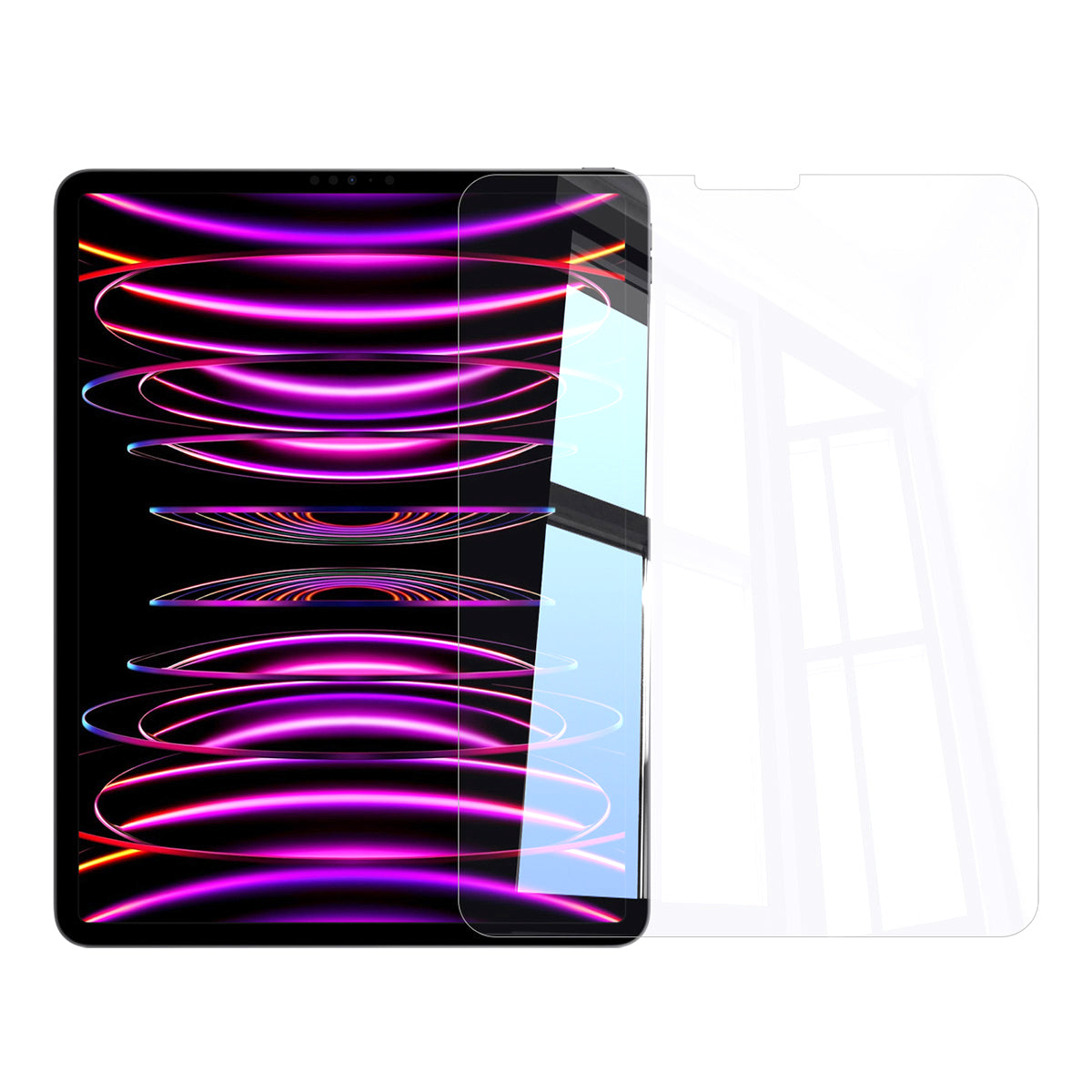 BASEUS Crystalline Series for iPad Pro 12.9 (2022) / (2021) / (2020) Screen Protector HD CSG Glass Film