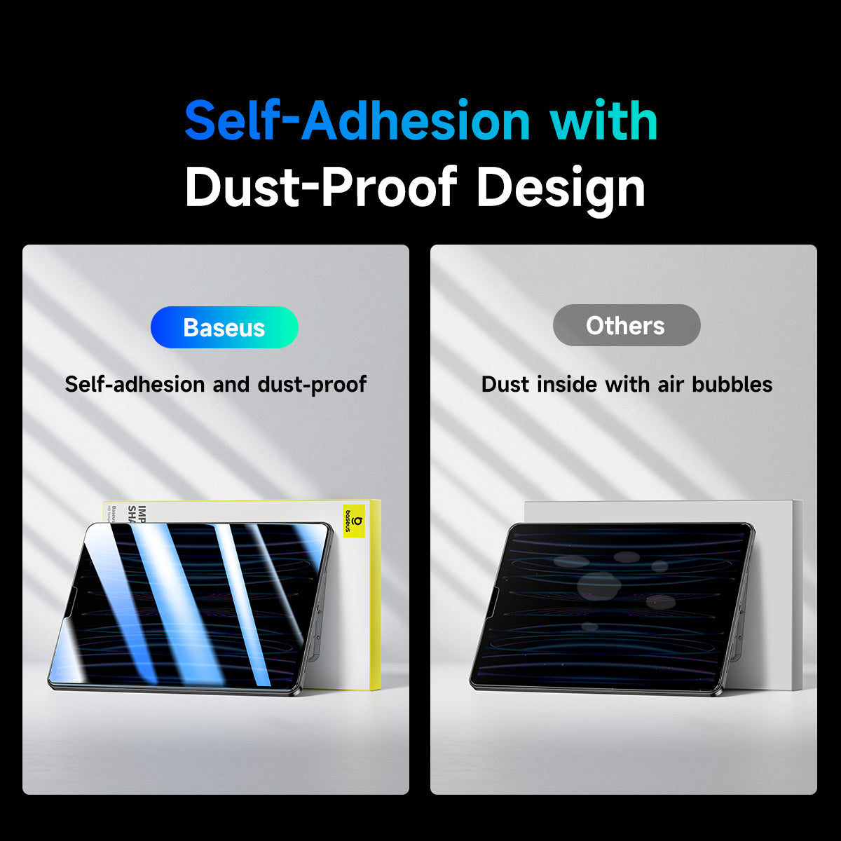 BASEUS Crystalline Series for iPad mini (2021) Screen Protector CSG Glass Anti-fingerprint HD Clear Film