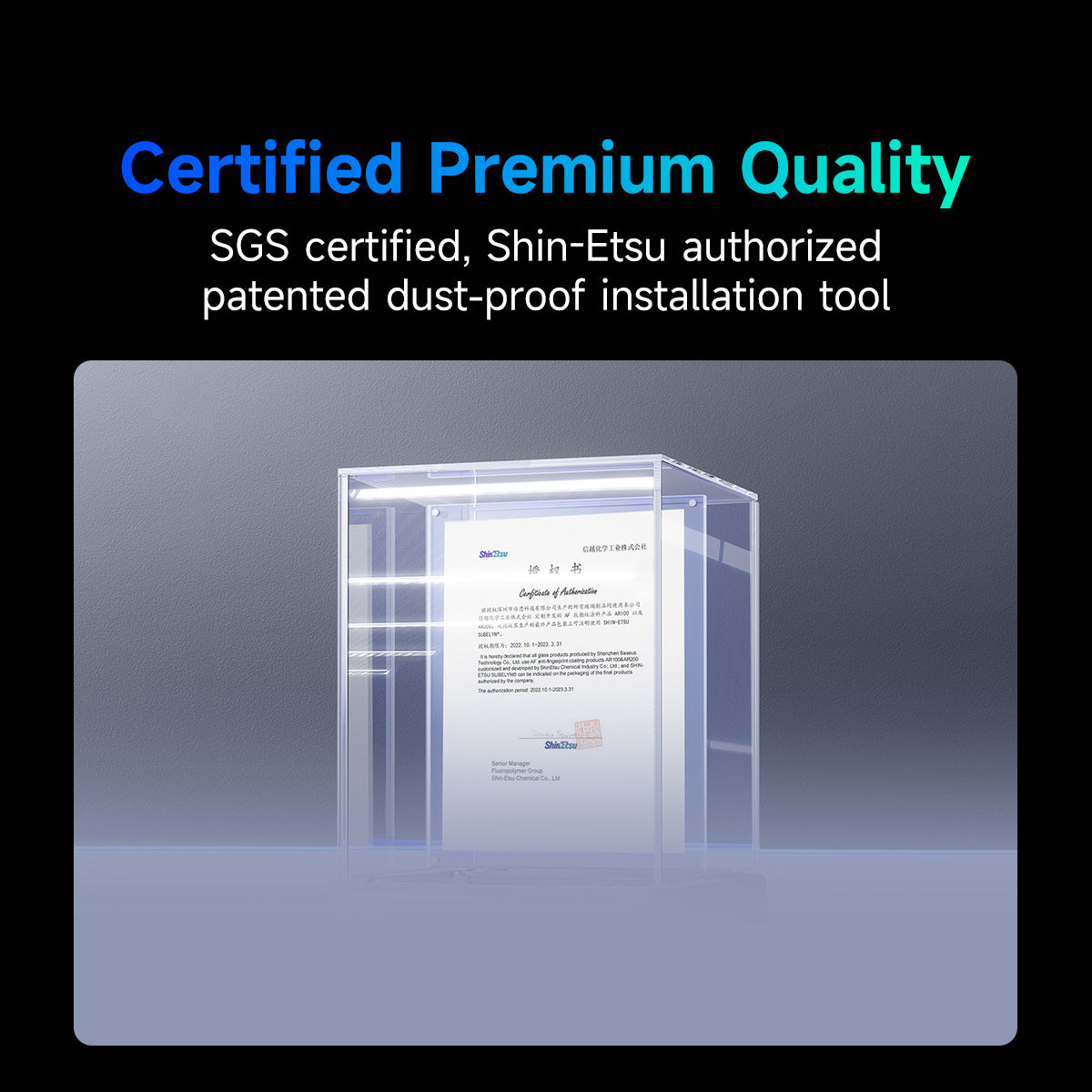 BASEUS Crystalline Series for iPad mini (2021) Screen Protector CSG Glass Anti-fingerprint HD Clear Film