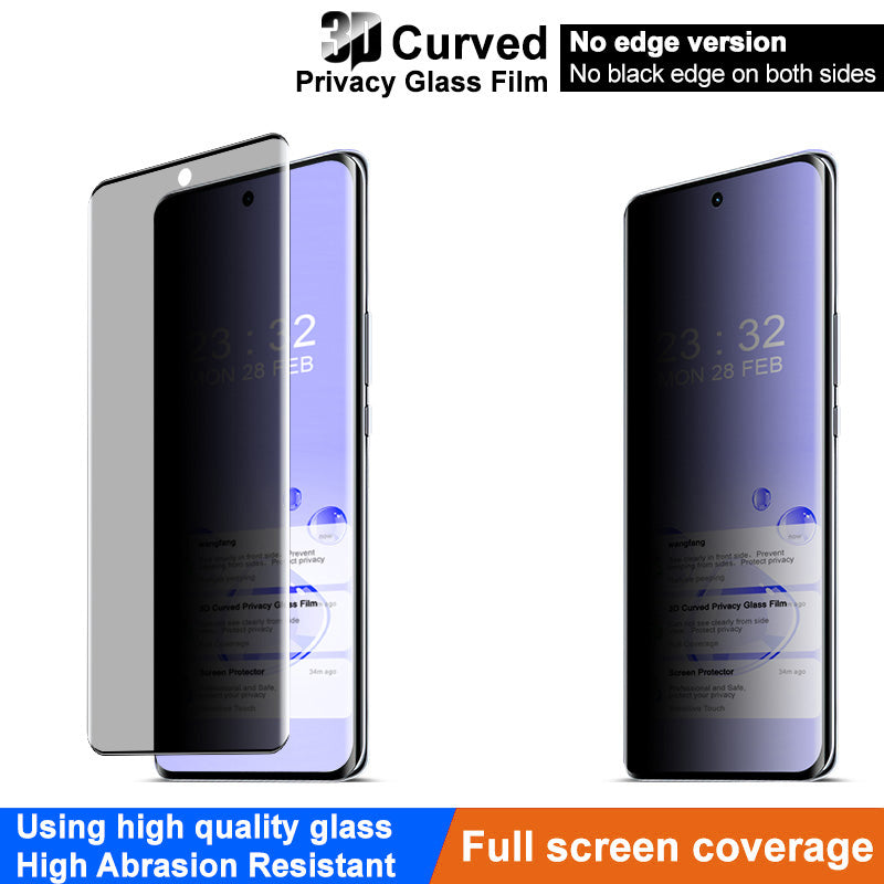 IMAK For Honor X50 Pro 5G Tempered Glass Screen Protector Anti-Spy Curved Phone Screen Film