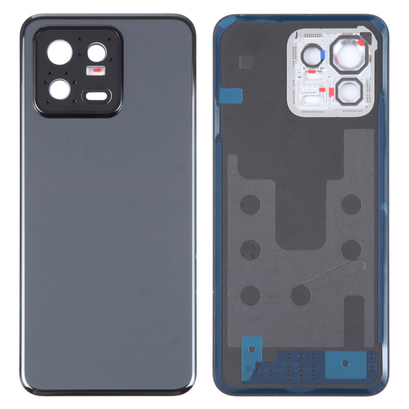 For Xiaomi 13 Back Battery Housing Cover with Camera Ring Lens Cover Spare Part